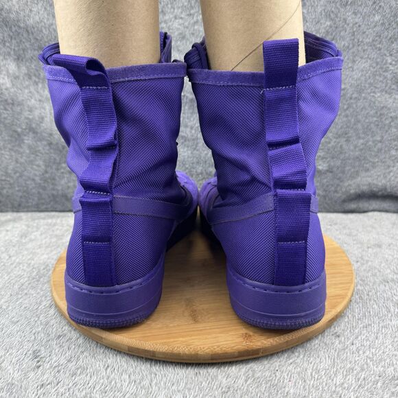 Nike SF Air Force 1 High Shoes Mens Size 16 Purple 864024-500 Suede Canvas Boots - Picture 4 of 8